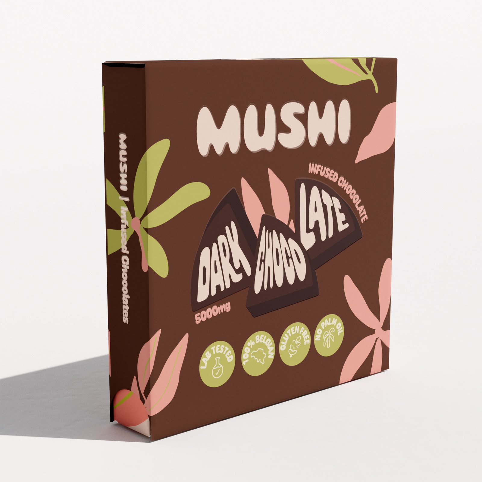 Upright Dark Chocolate Mushi chocolate box