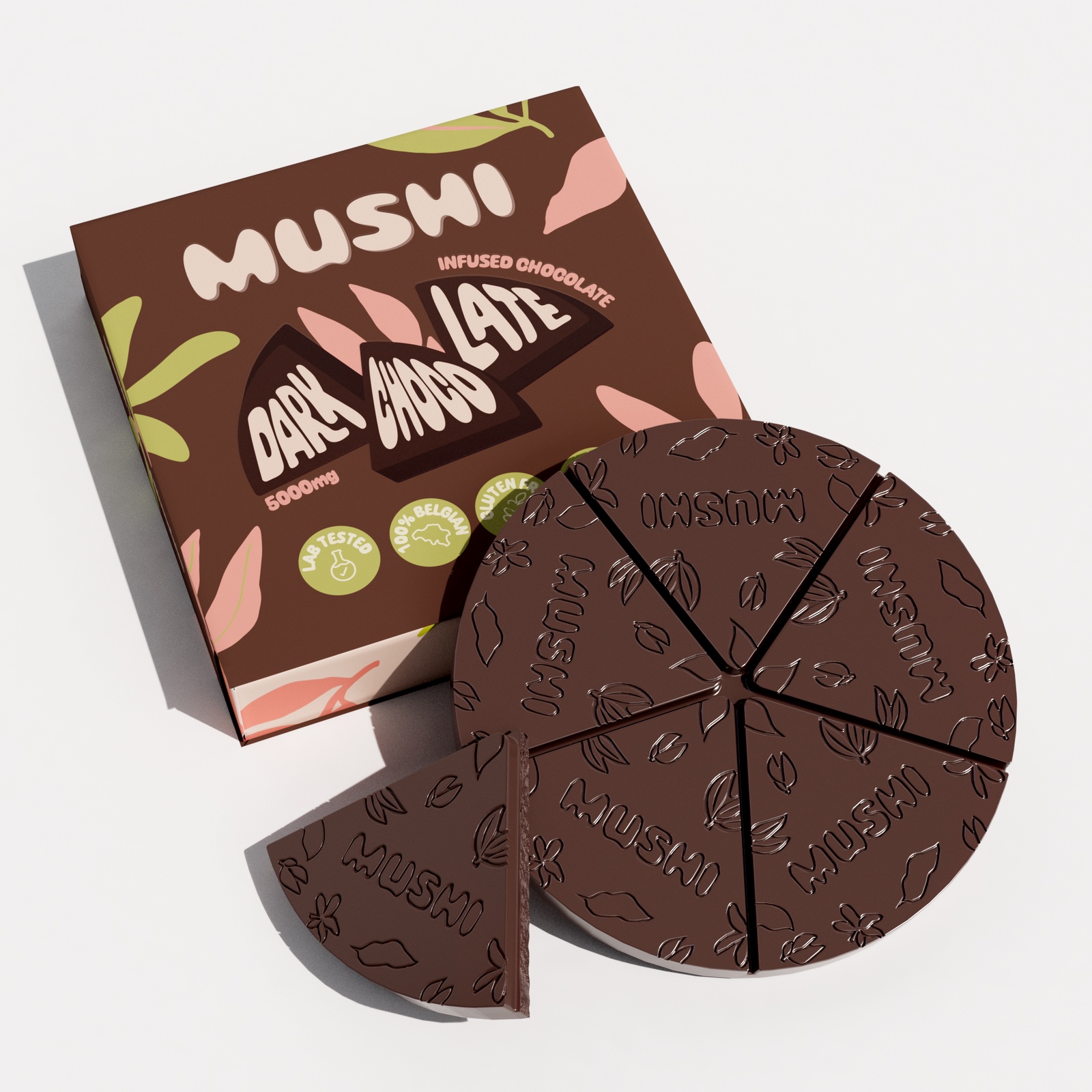 Dark Chocolate Mushi chocolate