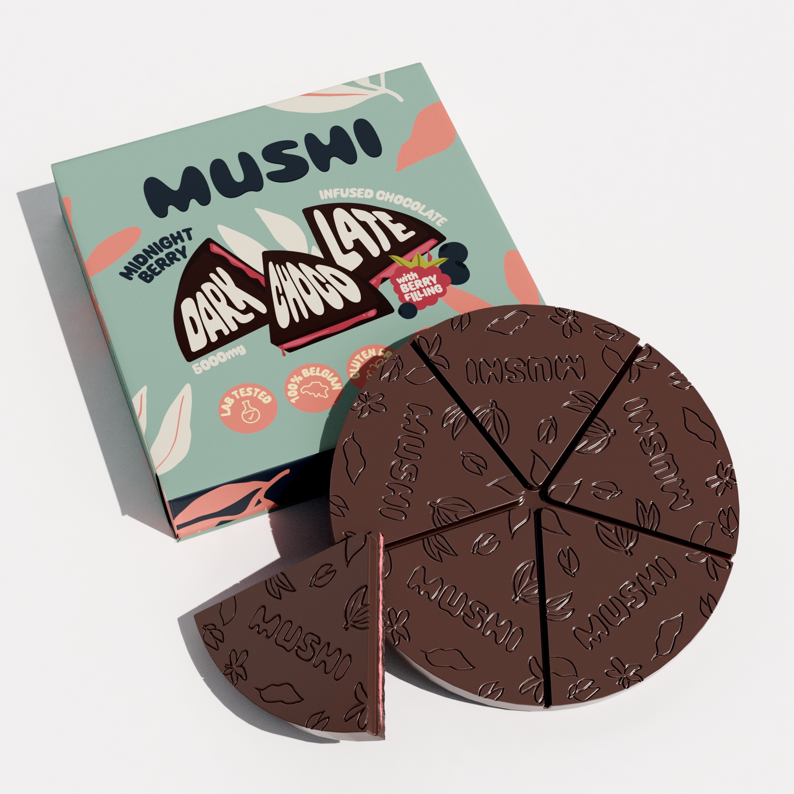 Midnight Berry Mushi chocolate