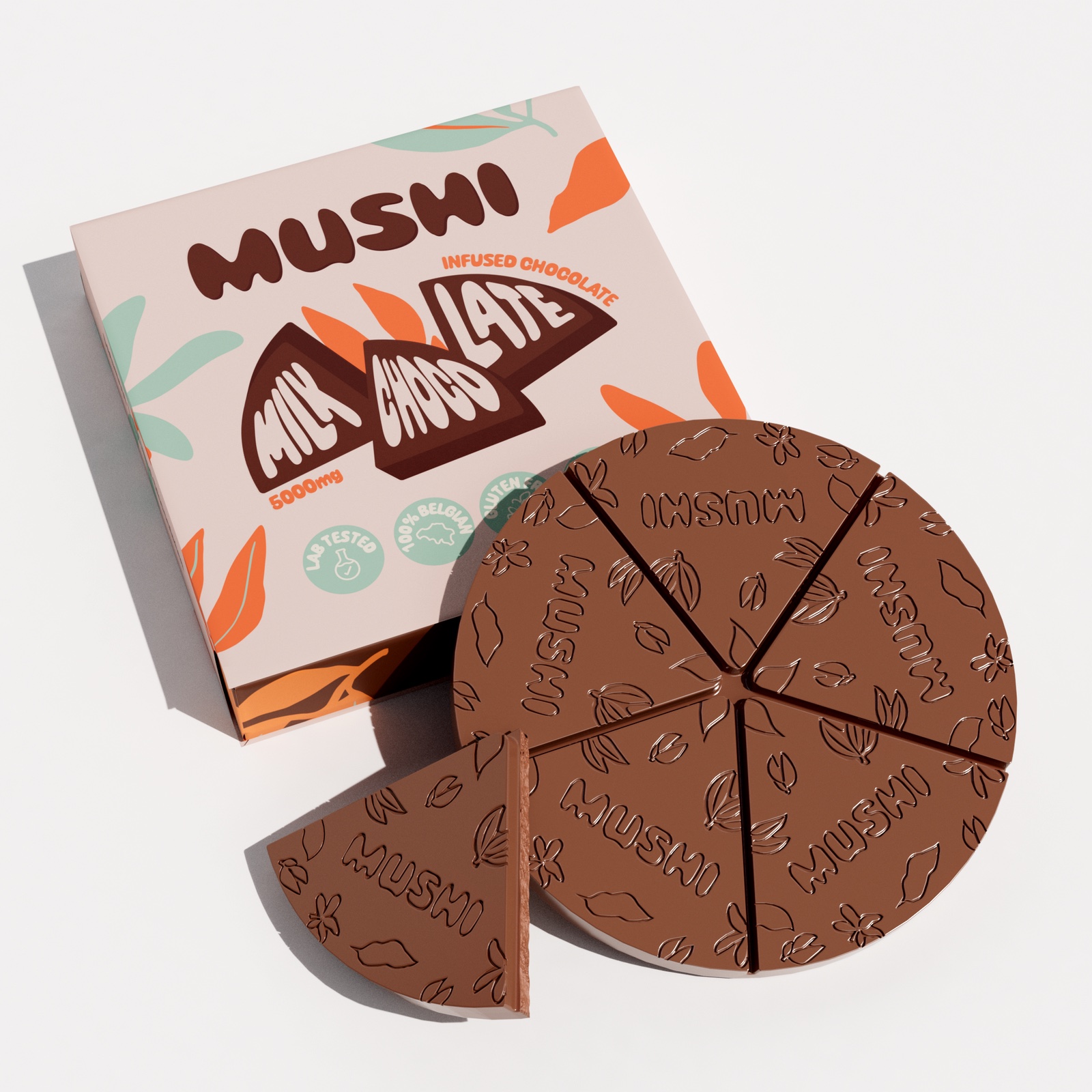 Milk Chocolate Mushi chocolate